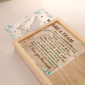 Je t'aime le plus - Cadre photo personnalisé pour couple - Cadeau pour mari et femme, anniversaire