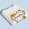 Blessed To Be Called Grandma - Family Personalized Custom Unisex T-shirt, Hoodie, Sweatshirt - Autumn Fall Gift For Grandma