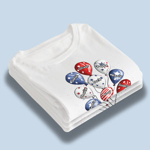 Granny Is My Bestie - Family Personalized Custom Unisex Patriotic T-shirt, Hoodie, Sweatshirt - Independence Day, 4th Of July, Birthday Gift For Grandma