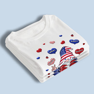 World's Best Nana - Family Personalized Custom Unisex Patriotic T-shirt, Hoodie, Sweatshirt - Independence Day, 4th Of July, Birthday Gift For Grandma