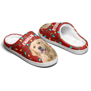 Custom Photo The Coolest Pet Ever - Dog & Cat Personalized Custom Fluffy Slippers - Christmas Gift For Pet Owners, Pet Lovers