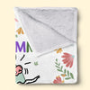 Mom, You Are Doing A Great Job - Family Personalized Custom Baby Blanket - Baby Shower Gift, Gift For First Mom