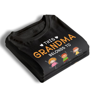 This Awesome Grandpa Belongs To - Family Personalized Custom Unisex T-shirt, Hoodie, Sweatshirt - Father's Day, Birthday Gift For Grandpa, Grandma