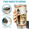 Behind Every Baseball Player Is A Baseball Mom - Family Personalized Custom Tumbler - Gift For Family Members