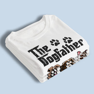 The Best Dogfather Ever - Dog Personalized Custom Unisex T-shirt, Hoodie, Sweatshirt - Father's Day, Gift For Pet Owners, Pet Lovers