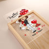 My Love Mine All Mine - Couple Personalized Custom Frame Light Box - Gift For Husband Wife, Anniversary