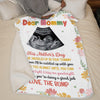 Custom Photo Mommy, You Are Doing A Great Job - Family Personalized Custom Baby Blanket - Baby Shower Gift, Gift For First Mom