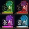 If Kisses Were Stars, I Would Give You The Sky - Couple Personalized Custom Heart Shaped 3D LED Light - Gift For Husband Wife, Anniversary