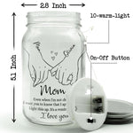 It's A Reminder That I Love You - Family Personalized Custom Mason Jar Light - Gift For Mom, Grandma