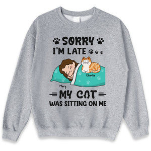 Sorry! My Cat Needs To Talk To Me - Cat Personalized Custom Unisex T-shirt, Hoodie, Sweatshirt - Gift For Pet Owners, Pet Lovers