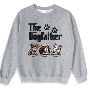 The Best Dogfather Ever - Dog Personalized Custom Unisex T-shirt, Hoodie, Sweatshirt - Father's Day, Gift For Pet Owners, Pet Lovers