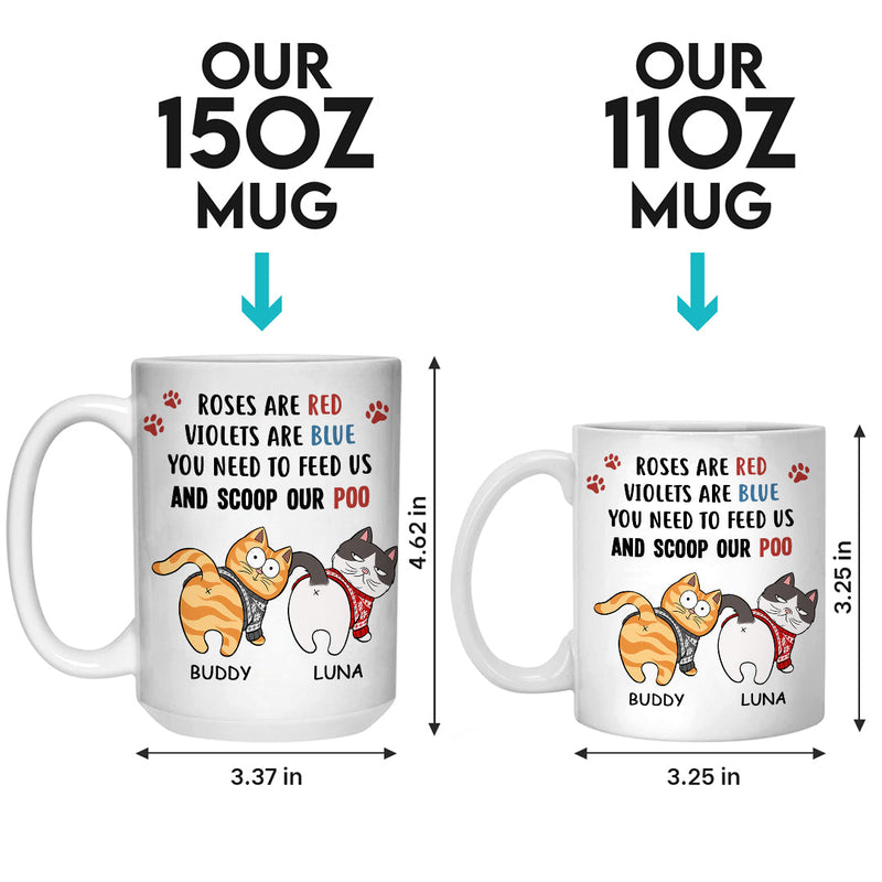 Every Treat You Fake We'll Be Watching You - Cat Personalized Custom Mug - Christmas Gift For Pet Owners, Pet Lovers
