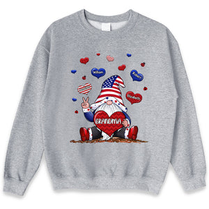 World's Best Nana - Family Personalized Custom Unisex Patriotic T-shirt, Hoodie, Sweatshirt - Independence Day, 4th Of July, Birthday Gift For Grandma