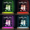 My Favorite Place Is Next To You - Couple Personalized Custom Shaped 3D LED Light - Gift For Husband Wife, Anniversary