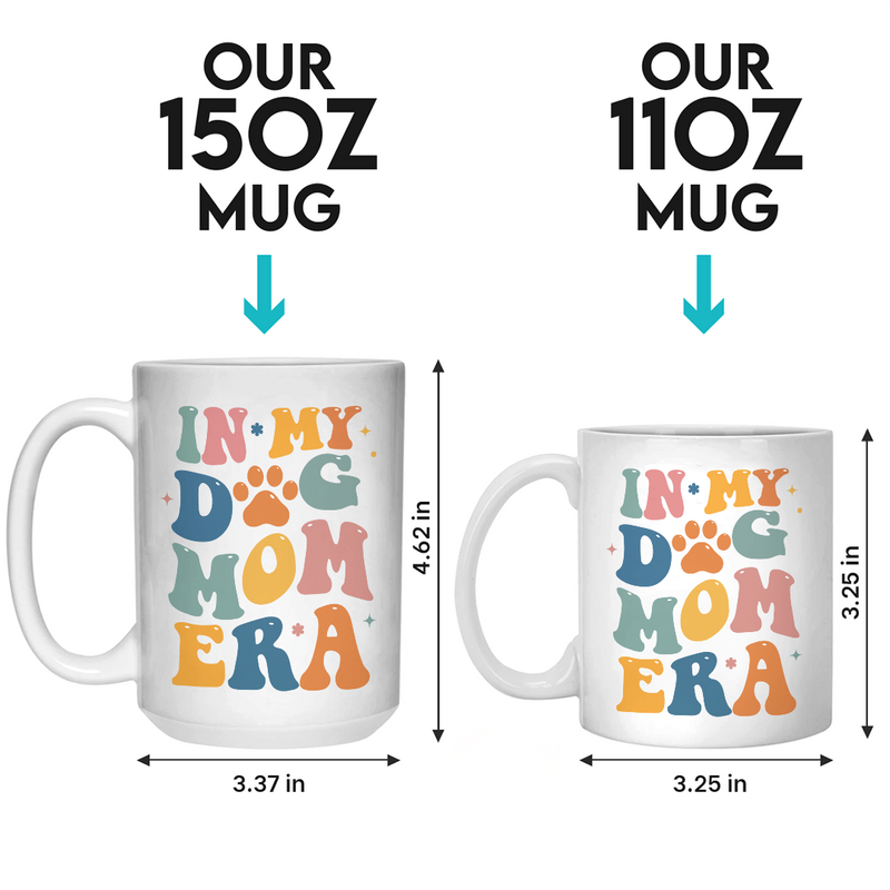 In My Cat Mom Era - Dog & Cat Personalized Custom Mug - Gift For Pet Owners, Pet Lovers