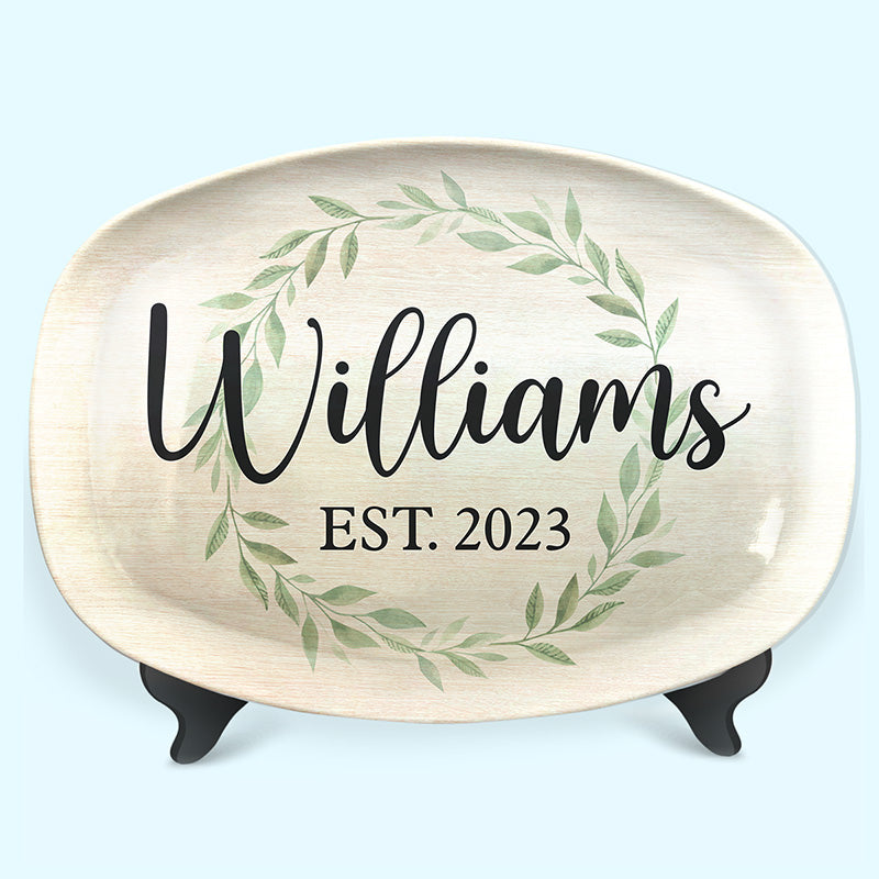 My Pretty Platter - Family Personalized Custom Platter - Gift For Family Members