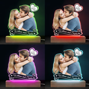 Custom Photo Love You Still - Couple Personalized Custom Shaped 3D LED Light - Upload Photo Gift For Husband Wife, Anniversary