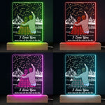 Love You More Than All The Stars In The Sky - Couple Personalized Custom Rectangle Shaped 3D LED Light - Gift For Husband Wife, Anniversary