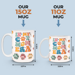 In My Fur Mom Era - Dog & Cat Personalized Custom 3D Inflated Effect Printed Mug - Gift For Pet Owners, Pet Lovers