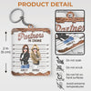 Partners In Crime - Besties Personalized Custom Rectangle Shaped Acrylic Keychain - Gift For Best Friends, BFF, Sisters