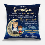When You're Feeling Low Just Hold It Really Tight - Family Personalized Custom Pillow - Gift From Grandma