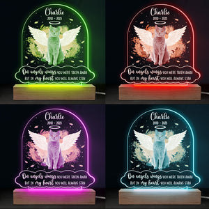 Custom Photo In My Heart You Will Always Stay - Memorial Personalized Custom Shaped 3D LED Light - Sympathy Gift For Pet Owners, Pet Lovers