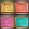 I Love You The Most - Couple Personalized Custom Frame Light Box - Gift For Husband Wife, Anniversary