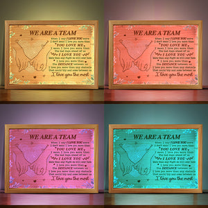 Je t'aime le plus - Cadre photo personnalisé pour couple - Cadeau pour mari et femme, anniversaire