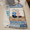 Destiny Made Us A Couple - Couple Personalized Custom Blanket - Gift For Husband Wife, Anniversary