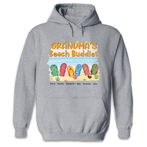 Beach Buddies - Family Personalized Custom Unisex T-shirt, Hoodie, Sweatshirt - Summer Vacation, Birthday Gift For Grandma