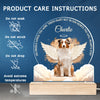 Custom Photo Forever In My Heart - Memorial Personalized Custom Shaped 3D LED Light - Sympathy Gift For Pet Owners, Pet Lovers