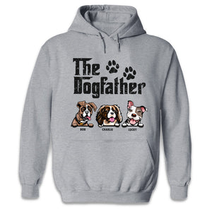 The Best Dogfather Ever - Dog Personalized Custom Unisex T-shirt, Hoodie, Sweatshirt - Father's Day, Gift For Pet Owners, Pet Lovers
