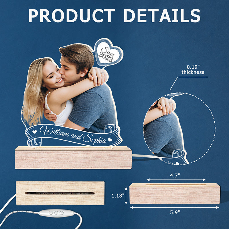 thumbnail image 2 of I Love You Night Light Give Your A Special Gift! From Wife To 2 of 10