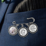 Custom Photo Memorial Keepsake Gifts - Personalized Memorial Lapel Pin