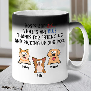 Thanks For Picking Up Our Poo - Dog Personalized Color Changing Mug - Gift For Pet Owners, Pet Lovers