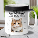 Custom Cat Dad Pet Name Gifts - Personalized Mug