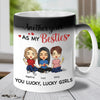 Another Year As My Besties - Bestie Personalized Custom Color Changing Mug - Gift For Best Friends, BFF, Sisters