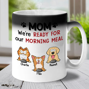 We Love You More Than All The Treats - Dog & Cat Personalized Custom Color Changing Mug - Gift For Pet Owners, Pet Lovers