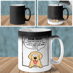 Thanks For Picking Up Our Poop - Dog Personalized Custom Color Changing Mug - Gift For Pet Owners, Pet Lovers