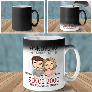 I Wish I Could Have Found You Sooner - Couple Personalized Custom Color Changing Mug - Gift For Husband Wife, Anniversary
