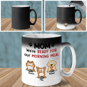 We Love You More Than All The Treats - Dog & Cat Personalized Custom Color Changing Mug - Gift For Pet Owners, Pet Lovers