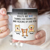 Thanks For Picking Up Our Poo - Dog Personalized Color Changing Mug - Gift For Pet Owners, Pet Lovers