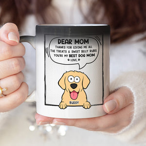 Thanks For Picking Up Our Poop - Dog Personalized Custom Color Changing Mug - Gift For Pet Owners, Pet Lovers