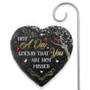 Treasure In Our Heart - Memorial Garden Slate & Hook - Sympathy Gift For Family Members