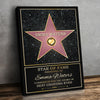 Mom Star Of Fame - Family Personalized Custom Vertical Canvas - Mother's Day, Birthday Gift For Mom