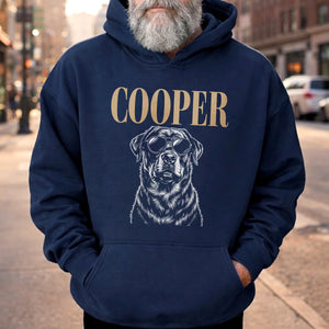 Custom Photo Unisex T-shirt, Premium T-shirt, Hoodie - Personalized Birthday Gifts For Dog Cat Lovers, Dog Dad And Mom, Cat Owners - Paws, Love And Happy Hearts