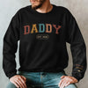 Dad You Were Always My Hero - Family Personalized Custom Unisex Sweatshirt With Design On Sleeve - Gift For Dad, Grandpa