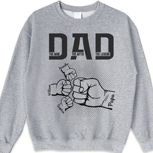My Dad Is Awesome - Family Personalized Custom Unisex T-shirt, Hoodie, Sweatshirt - Father's Day, Birthday Gift For Dad