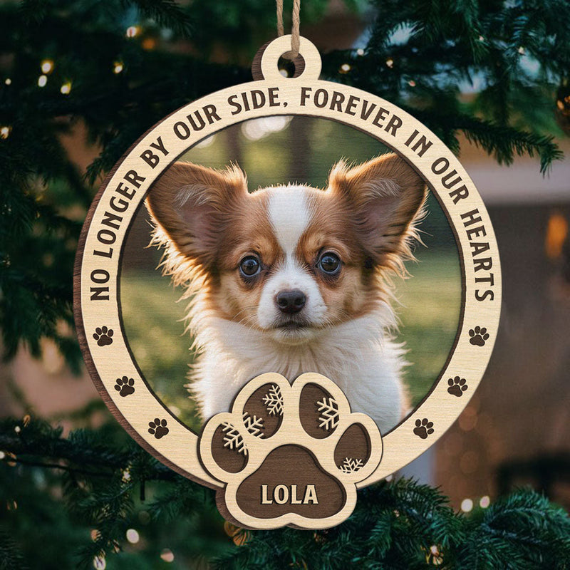 Custom Photo Until The Day We Meet Again On The Rainbow Bridge - Memorial Personalized Custom Ornament - Wood Custom Shaped - Christmas Gift, Sympathy Gift For Pet Owners, Pet Lovers