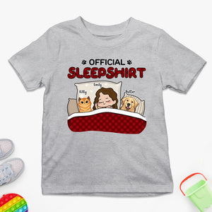 My Adorable Pajama Official Sleepshirt - Dog Personalized Custom Kid T-shirt - Gift For Kid, Pet Owners, Pet Lovers